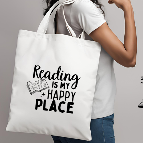 Canvas Tote Bag - Bookish Quotes