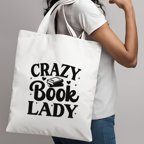 Canvas Tote Bag - Bookish Quotes