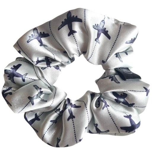 Satin Scrunchies - Travel Plane