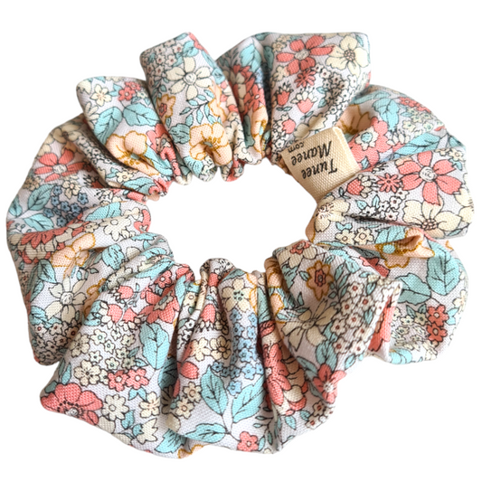 Cotton Scrunchie - Pastel Floral