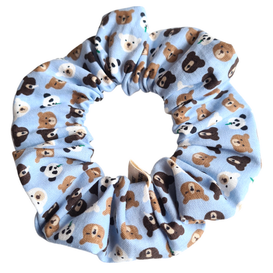 Cotton Scrunchie - Mini Teddy Bears