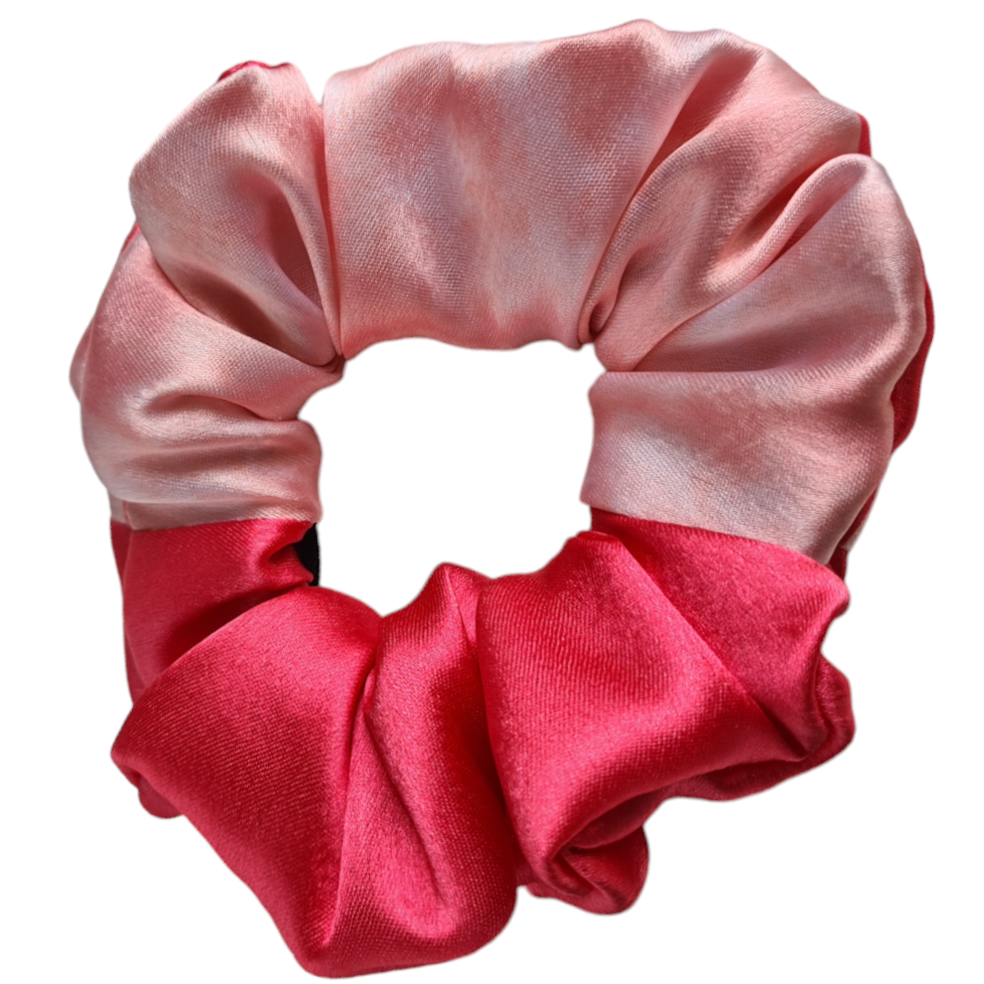 Satin Scrunchie - Pink Candy