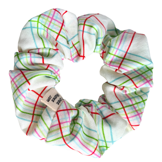 Cotton Scrunchie - Plaid