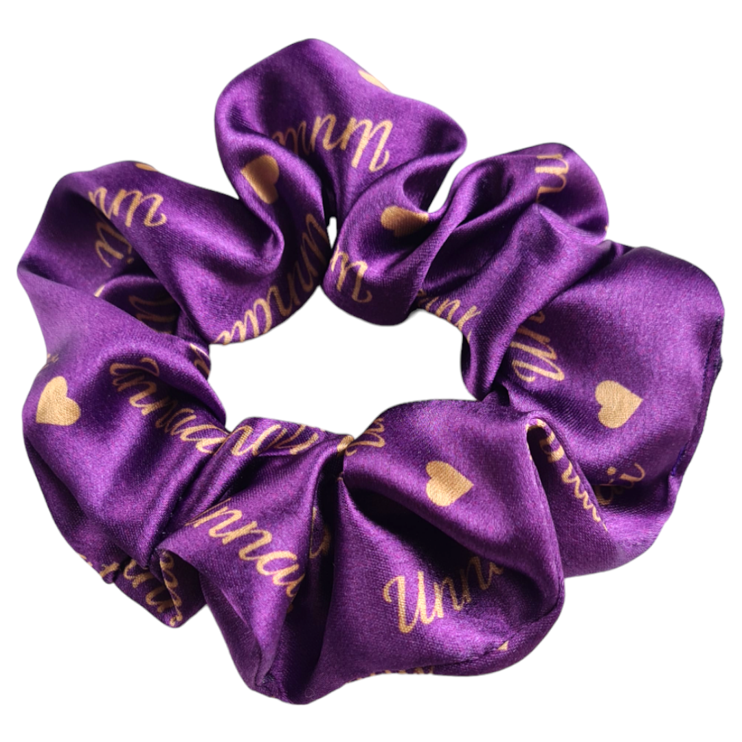 Satin Scrunchie - Personalised Name Scrunchies