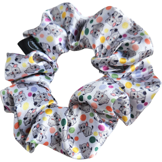 Satin Scrunchies - Mini Elephants