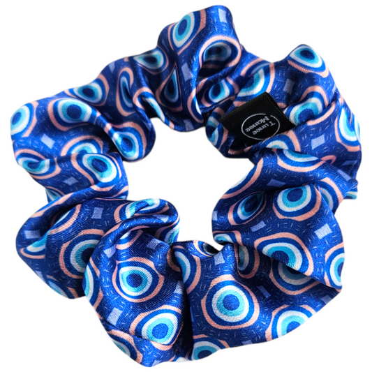 Satin Scrunchie - Nazar (Evil Eye)