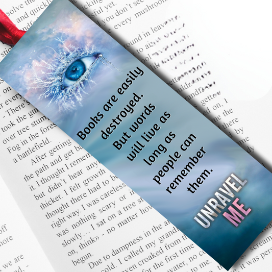 Shatter Me Series Bookmarks