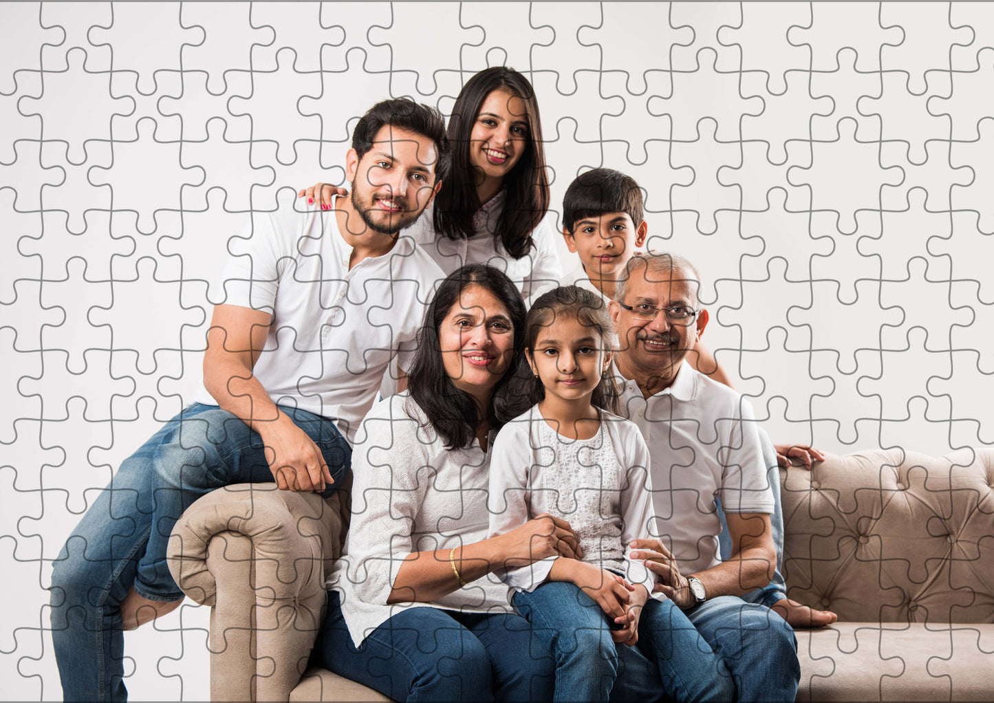 Personalised Photo Jigsaw Puzzle - 120 Pieces