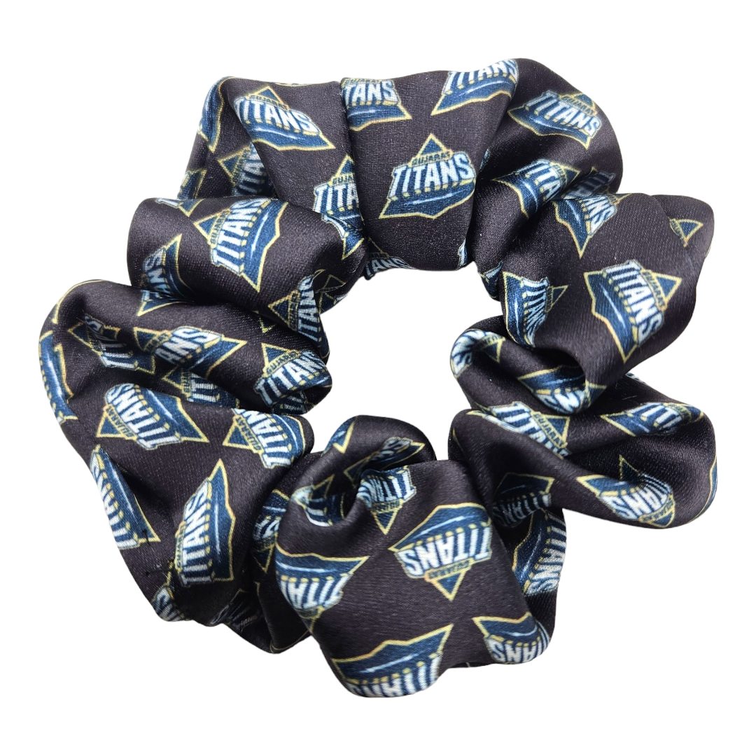 Satin Scrunchie - Cricket IPL Teams - Delhi Capitals