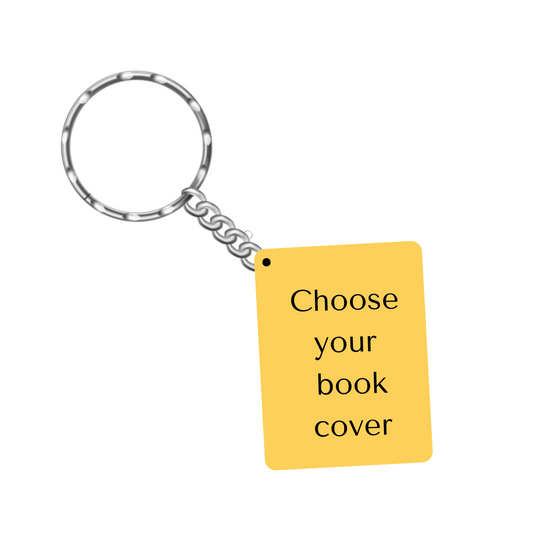 Bookcover Keychain - Customisable / Keyring: Your Favorite Bookcover in Miniature!