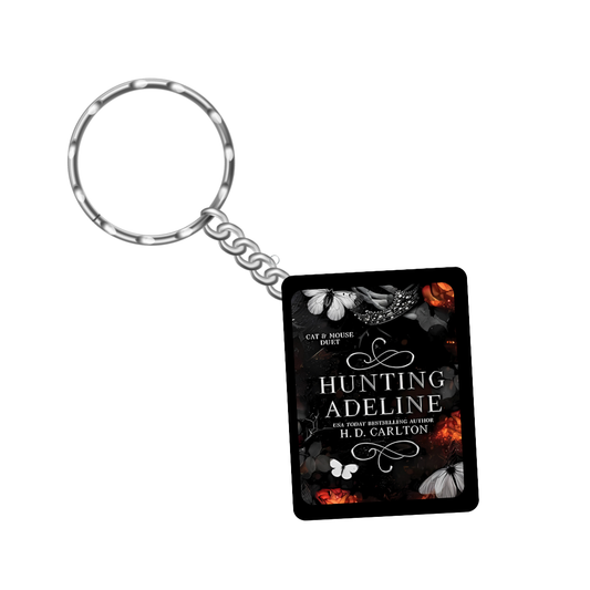 Bookcover Keychain - Hunting Adeline Bookcover in Miniature!