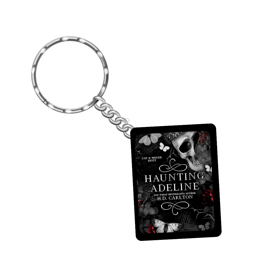 Bookcover Keychain - Haunting Adeline Bookcover in Miniature!