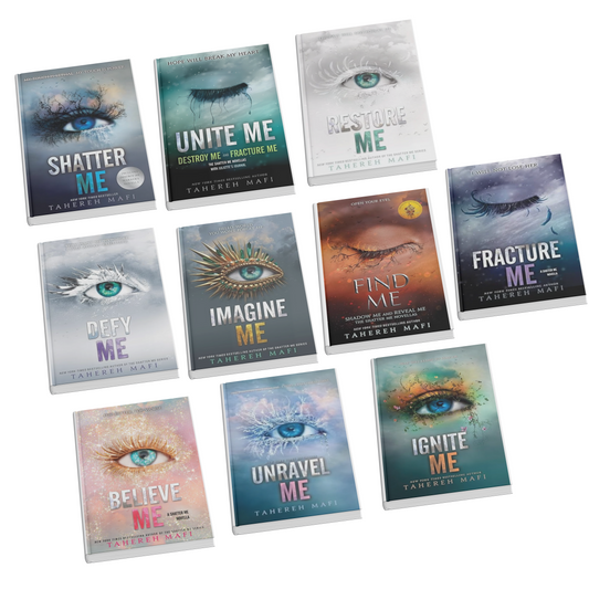 Miniature Books - 1 Inch Tall Replicas  - Shatter Me Series (10 miniature book set)