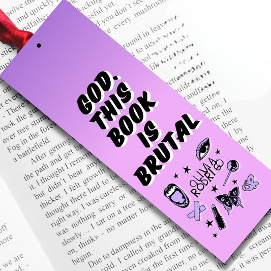 Olivia Rodrigo Bookmark - Brutal